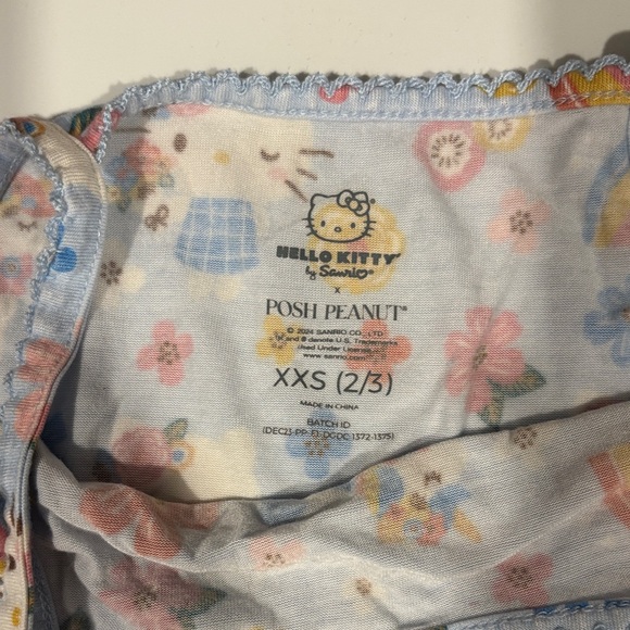 Hello Kitty x Posh Peanut Blue Floral & Rainbow Tank Camisole - Picture 2 of 3